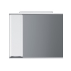 Шкаф с зеркалом для ванной AM.PM 80 см левый Like M80MPL0801WG