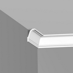 Плинтус потолочный IС35/55 SC для натяжного потолка и светодиодной подсветки