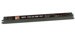 Драйвер с блоком питания JAZZWAY для ленты светодиодной BSPS 30Вт 12В IP67 арт. 3329259A 