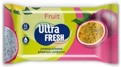 Салфетки влажные Ultra Fresh Flower Fruit 15 Россия