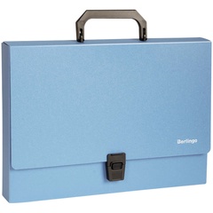 Папка-портфель Berlingo Standard синяя 325х230х35 мм арт. МР23