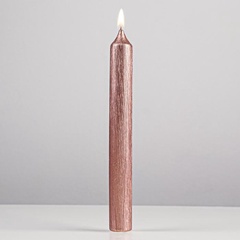Свеча античная Винтаж светло-розовая 17х1.8см арт. 6930717 