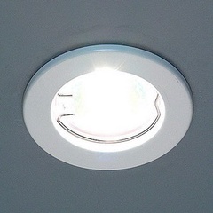 Светильник потолочный встраиваемый : MR16 G5.3 белый, DL10