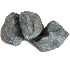 Камни для бань Дунит (20 кг) обвалованный
