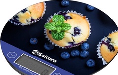 Весы кухонные Sakura маффины арт.SA-6076M 