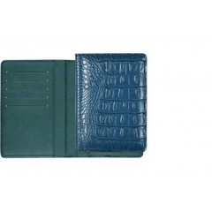 Обложка на паспорт искусственная кожа 5 отделений DeVENTE Belcanto синий 10х14 см арт. 1030006 