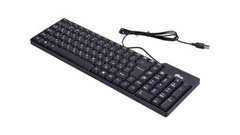 Клавиатура проводная Ritmix RKB-100 Black Черный