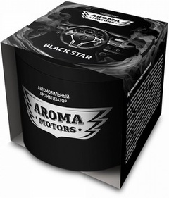 Ароматизатор гел, GraSS aroma Motors Black star 0,1л арт,АС-0171 Польша