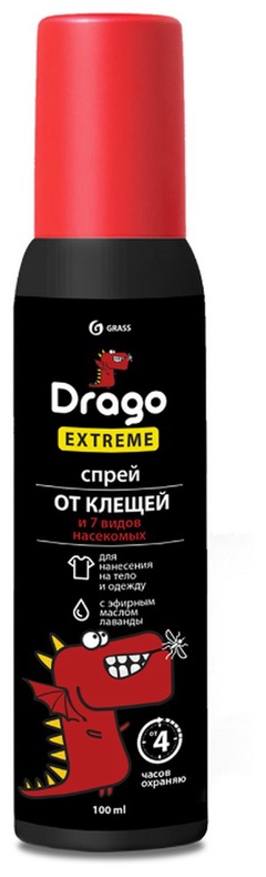 Средство репеллентное Drago Extreme 0,1л Россия