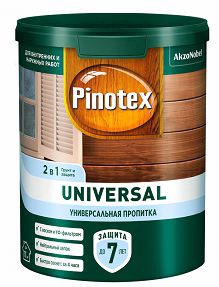 Пропитка для дерева PINOTEX Universal 2в1 CLR 0.9 л 