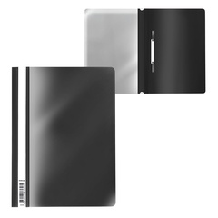 Папка-скоросшиватель пластиковая ErichKrause® Fizzy Classic, A4, черный