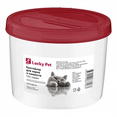 Контейнер для корма и лакомств Lucky Pet Собаки 1,2 л 