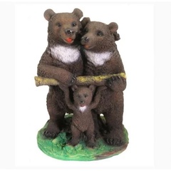 Садовая фигура Три медведя 42х32 см арт. Р152 Россия