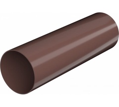 Труба ПВХ Технониколь коричневый глянец 3м 