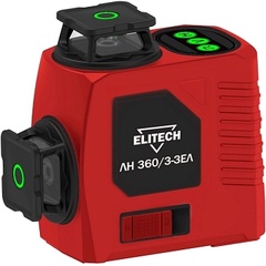Нивелир лазерный Li-Ion ELITECH 25 м./3 луча арт. ЛН 360/3-ЗЕЛ (E0306.017.00) 