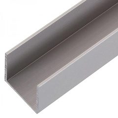 Швеллер алюминиевый серебро 20х20х20х1,5 1м 