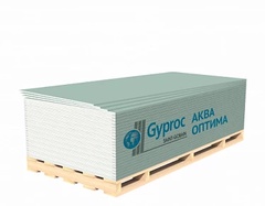 Гипсокартон Gyproc Aqua Optima (GBM) 3000х1200х12.5 арт. 88635 