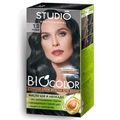 Крем-краска для волос Studio Professional BIOcolor т,1,0 Черный 