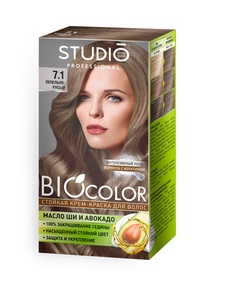 Стойкая крем-краска для волос STUDIO Professional BIOcolor 3.4 Горячий шоколад, (50/50/15)