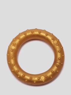 Эспандер-кольцо кистевой массажный золотой 10 кг. 