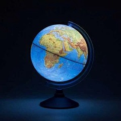 Глобус с физической картой Земли "Классик Евро" 21 см. арт. Ве02100501