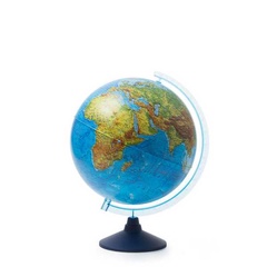 Глобус с физической картой Земли рельефный "Классик Евро" 32 см. арт. Ке013200505 