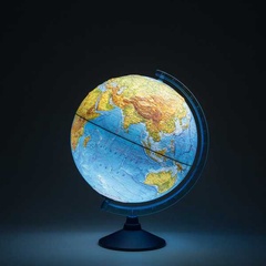 Глобус с физической картой Земли рельефный "Классик Евро" 32 см. арт. Ве023200506 