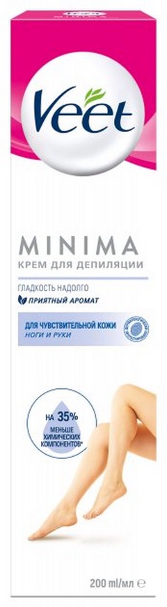 Крем для депиляции для чувствительной кожи MINIMA 0.2л 