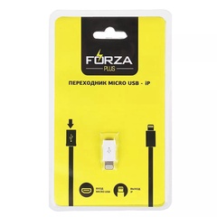 Переходник адаптер FORZA Micro USB Type-C iP арт. 916-088 Россия