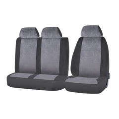 Авточехлы для автомобилей Airbag черный/серый 7пр. арт.798-080 