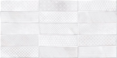 Настенная плитка Carly декорированные кирпичи светло-серый рельеф 29,8x59,8 CSL524D-60