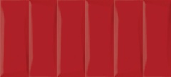 Керамическая плитка Evolution кирпичи красный рельеф 20x44 EVG413