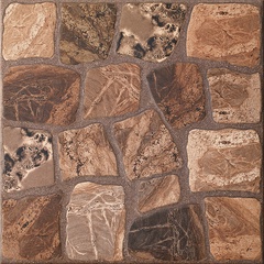 Керамогранит глазурованный Vilio рельеф коричневый 29.8х29.8 арт. 16427 