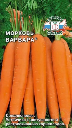 Семена Морковь Варвара 2г Россия