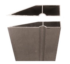 Правило алюминиевое, трапециевидный профиль с ребром жесткости 2,5 м. арт. 043843-250 