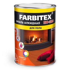 Эмаль FARBITEX ПФ-266 алкидная красно-коричневая 2,7кг 