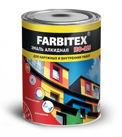 Эмаль алкидная FARBITEX ПФ-115 синяя 800г 