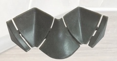 Набор комплектующих к плинтусу для столешницы Идеал лофт серый арт. 548 