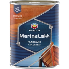Уретан-алкидный лак для яхт Eskaro Marine lakk 40 9,5л