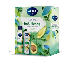 Набор Fresh Morning Aura family (гель для душа авокадо 250 мл. + крем для рук авокадо 75 мл.) 