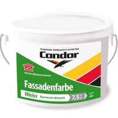 Краска Condor
Fassadenfarbe Weiss 15кг