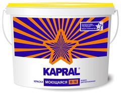 Моющаяся интерьерная краска Kapral B 16 3,75 кг