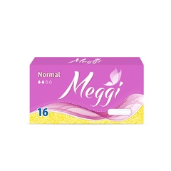 Тампоны гигиенические "Meggi" Normal-16, MEG 7181