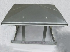 Зонт прямоугольный для дымохода (вентиляции) 510*510 мм 