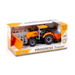 Игрушка инерционный Трактор Прогресс снегоуборочный арт. 91772 