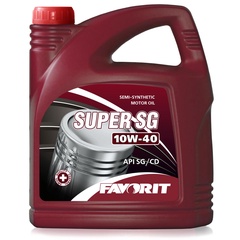 Масло моторное FAVORIT SUPER SG 10W-40 API SG/CD 4,5л