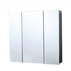 Шкаф с зеркалом для ванной Камелия-13.74 (белый)