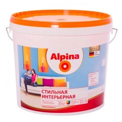 Краска Alpina Стильная интерьерная База белая 5 л., 7,45 кг. 
