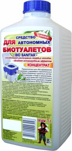Средство для биотуалетов " Bio sanitar"  1 л