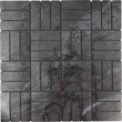 Мозаика самоклеящаяся Самоклейкин серебряные руны 300х300х4 мм арт. MPR-GR01 